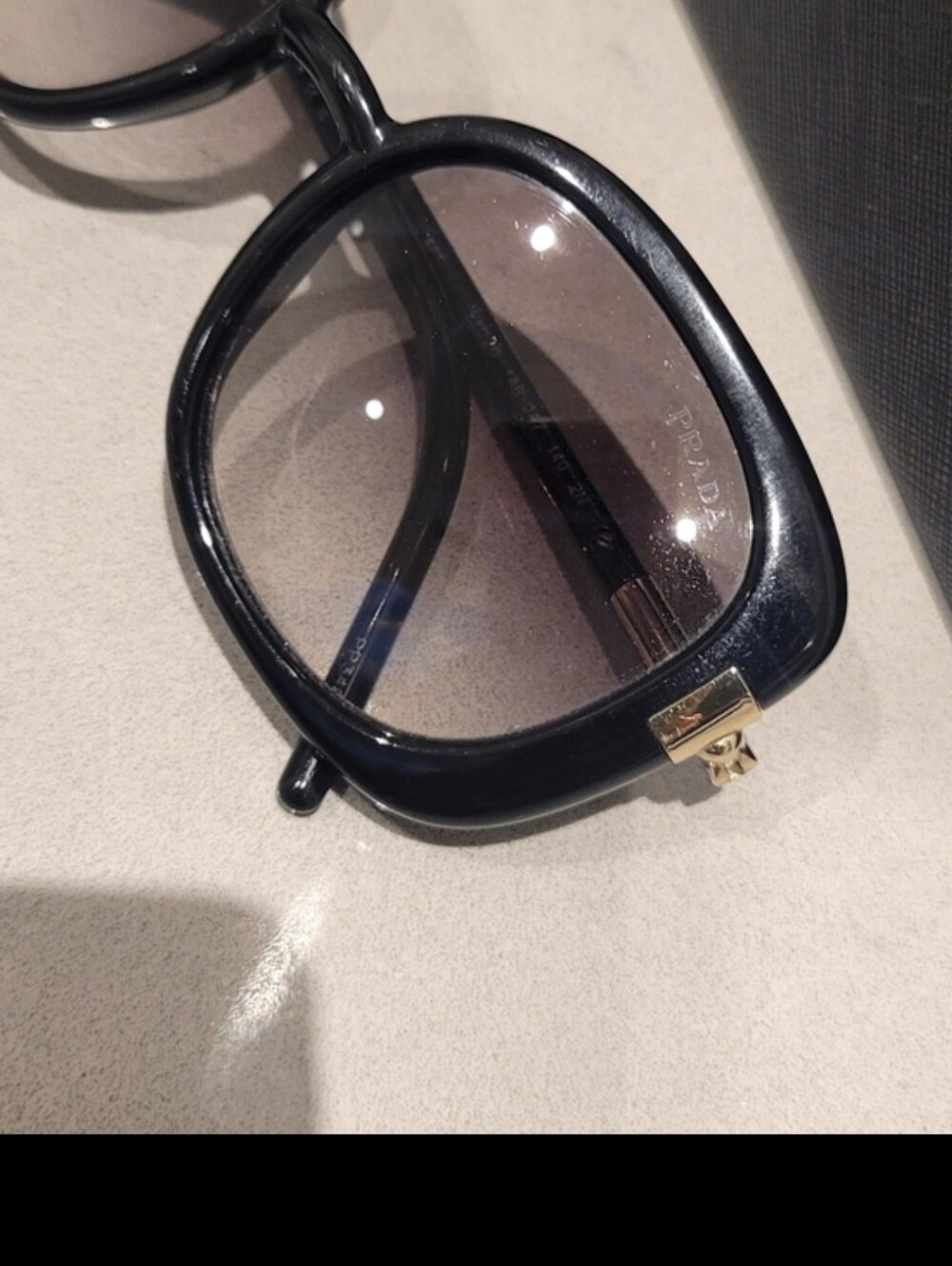 PRADA Black Sunglasses SPR 04W (Case Not Included)
